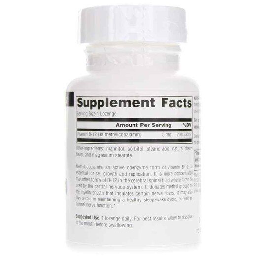 MethylCobalamin 5 Mg Vitamin B-12, SNN